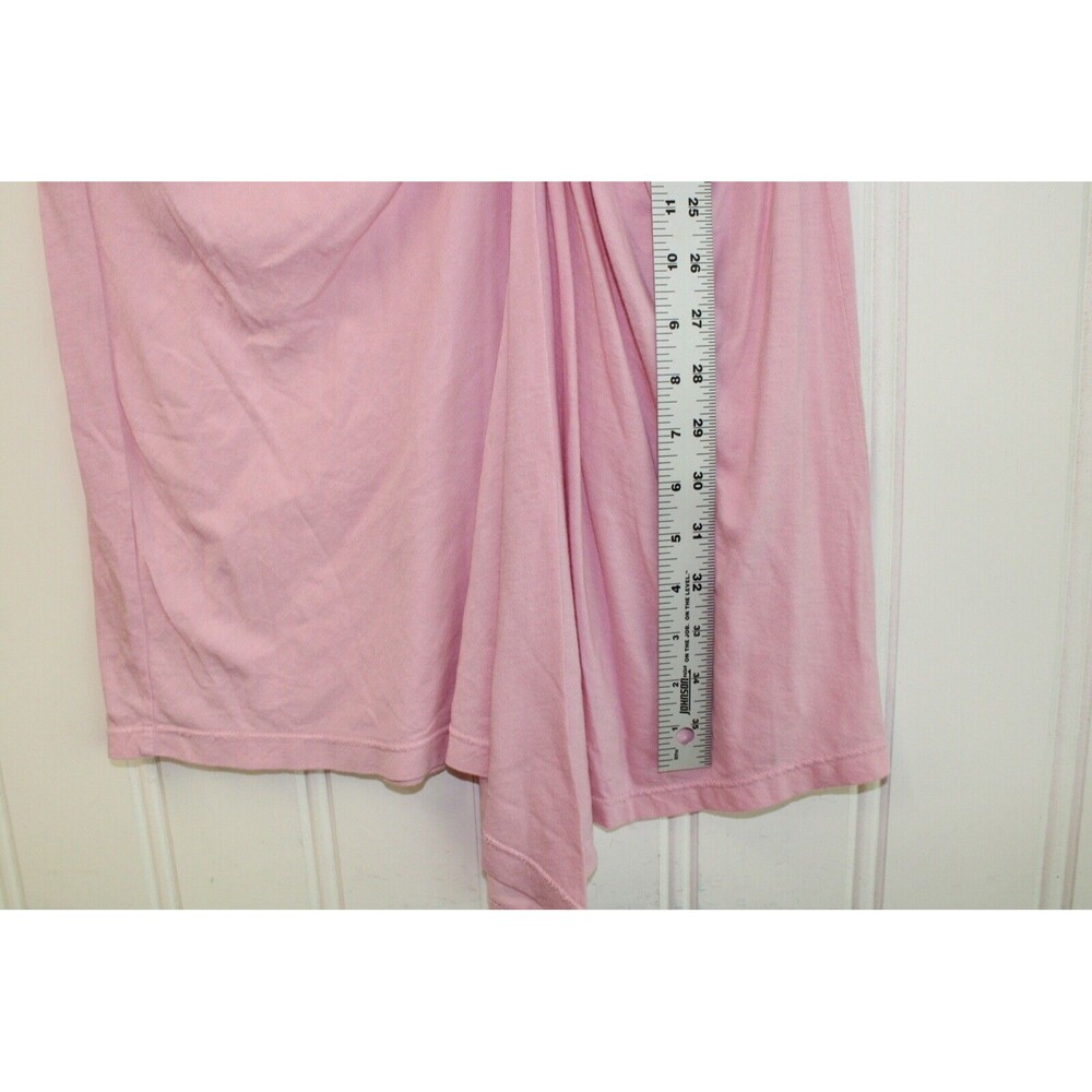 Monrow Revolve Women's Pink Tucked Front Short Sleeve‎ T-Shirt Dress Size Small - Picture 7 of 10